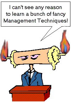 Burned out Manager